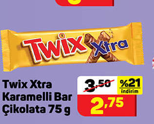 Twix Xtra Karamelli Bar Çikolata