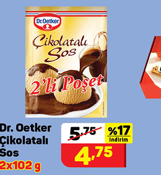 Dr Oetker Çikolatalı Sos