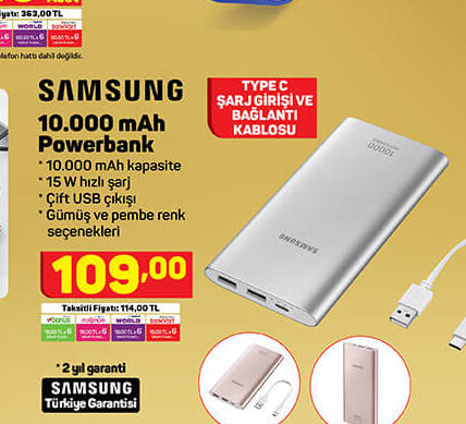 Samsung 10000 mAh Powerbank