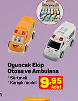 Oyuncak Ekip Otosu ve Ambulans