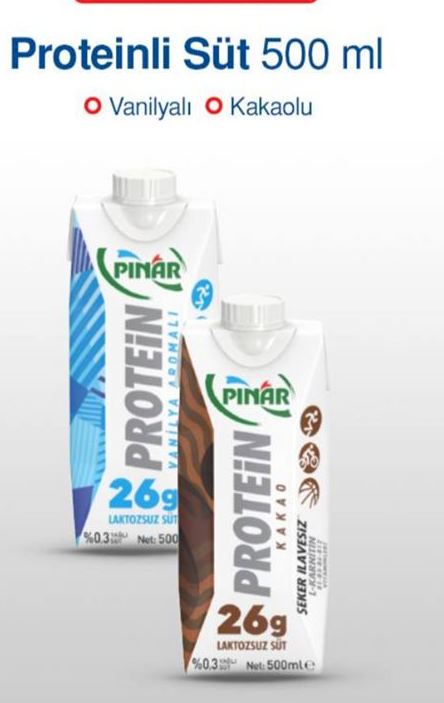 Pınar Proteinli Süt 500 ml
