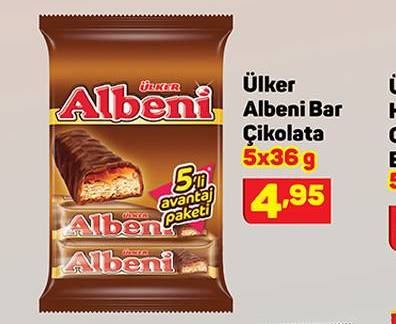 Ülker Albani Bar Çikolata
