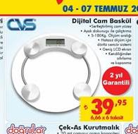 CVS Dijital Cam Baskül