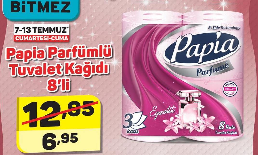 Papia Parfümlü Tuvalet Kağıdı 8li