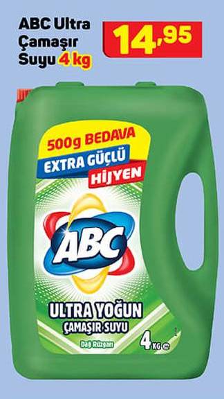 ABC Ultra Çamaşır Suyu