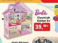 Barbie Oyuncak Karton Ev