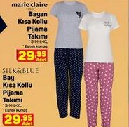 Marie Claire Kısa Kollu Pijama Takımı