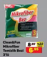 Clean Fun Mikrofiber Temizlik Bezi