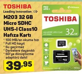 Toshiba M203 32 GB Hafıza Kartı