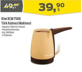 Kiwi KCM 7500 Türk Kahvesi Makinesi