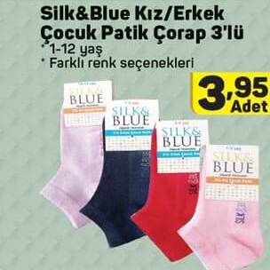Silk And Blue Kız Erkek Çocuk Patik Çorap