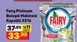 Fairy Platinum Bulaşık Makinesi