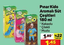 Pınar Kido Aramolı Süt Çeşitleri