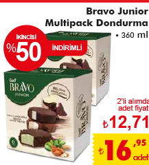 Bravo Junior Multipack Dondurma