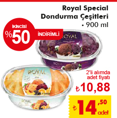 Royal Special Dondurma Çeşitleri