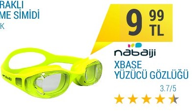 Nabaiji Xbase Yüzücü Gözlüğü