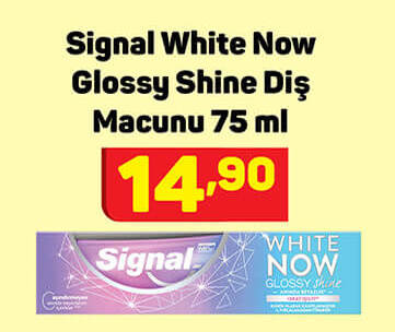 Signal White Now Glossy Shine Diş Macunu