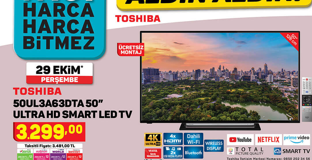 Toshıba Ultra Hd Smart Led Tv