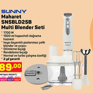 Sunny Multi Blender Seti