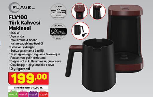 Flavel Türk Kahve Makinesi