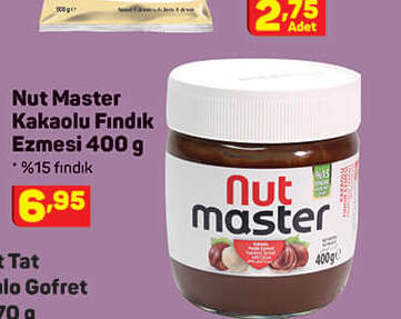 Nut Master Kakaolu Fındık Ezmesi