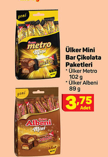 Ülker Mini Bar Çikolata Paketleri