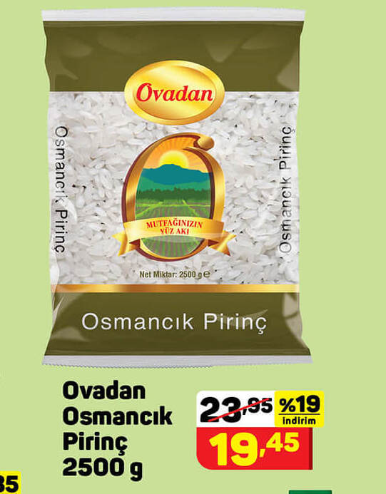 Ovadan Osmancık Pirinç