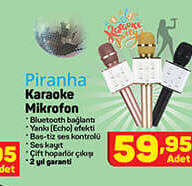 Piranha Karaoke Mikrafon