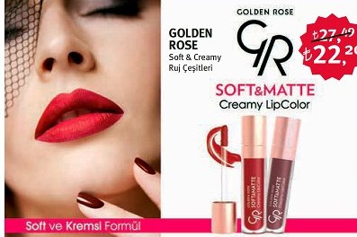 Golden Rose Soft And Creamy Ruj Çeşitleri