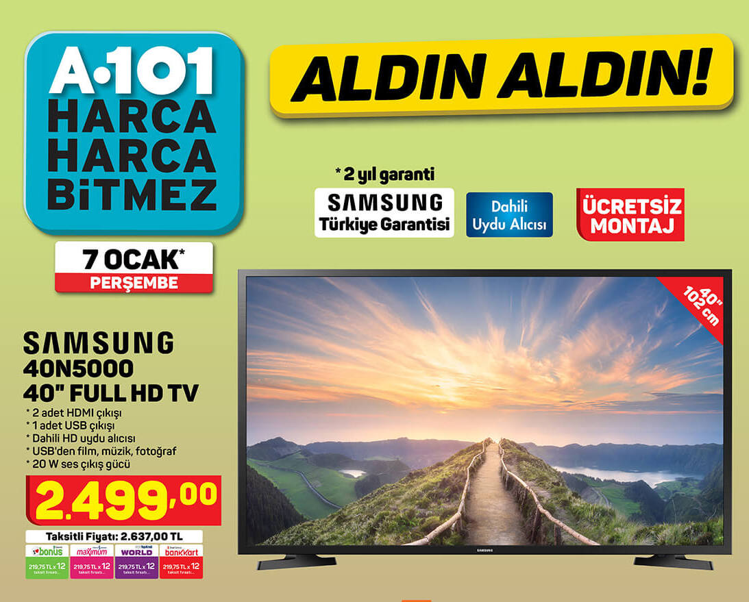 Samsung 40Inç Full Hd Tv