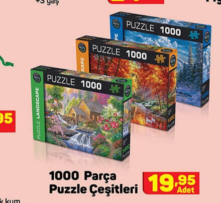 1000 Parça Puzzle Çeşitleri