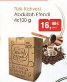 Türk Kahvesi Abdullah Efendi