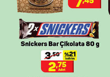 Snickers Bar Çikolata