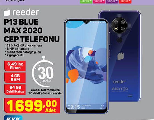 Feeder Blue Max 2020 Cep Telefonu