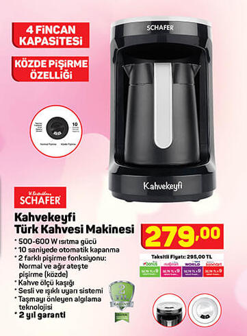 Kahvekeyfi Schafer Türk Kahvesi Makinesi