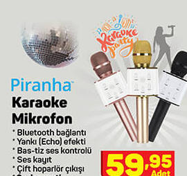 Piranha Karaoke Mikrafon