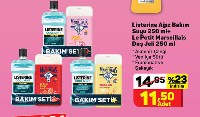 Listerine Ağız Bakım Suyu Le Petit Duş Jeli