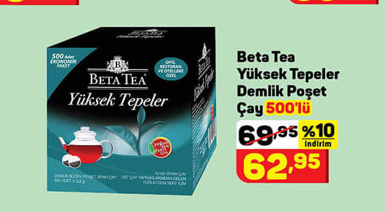 Beta Tea Yüksek Tepeler Demlik Poşet Çay