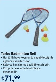 Turbo Badminton Seti