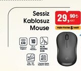 Sessiz Kablosuz Mouse