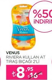Venüs Riviera Kullan At Tıraş Bıçağı