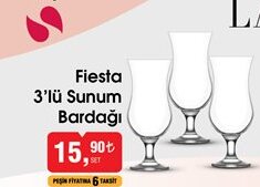 Fiesta 3Lü Sunum Bardağı