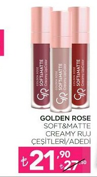 Golden Rose Soft And Matte Creamy Ruj