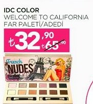 IDC Color Welcome To California Far Paleti