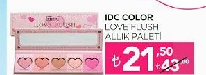 IDC Color Love Flush Allık Paleti