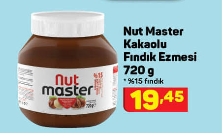 Nut Master Fındık Ezmesi