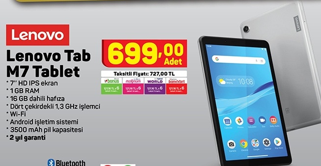 Lenovo Tab M7 Tablet