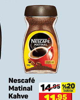Nescafe Matinal Kahve