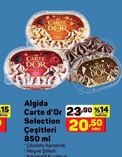 Algida Carte Dor Dondurma