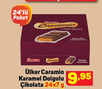 Ülker Caramio Karamel Dolgulu Çikolata